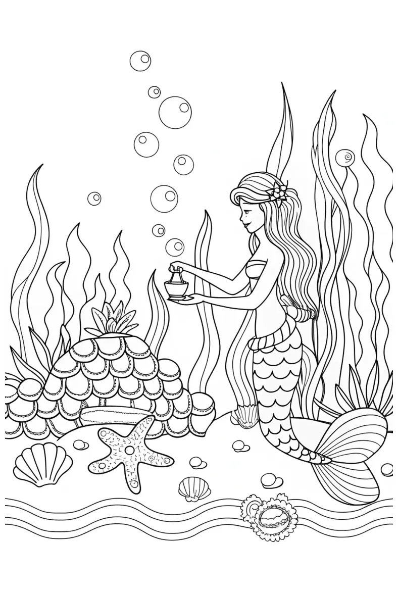 Mermaid free & printable