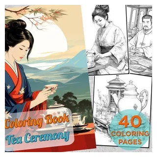 40 s, japan tea ceremony adults printable