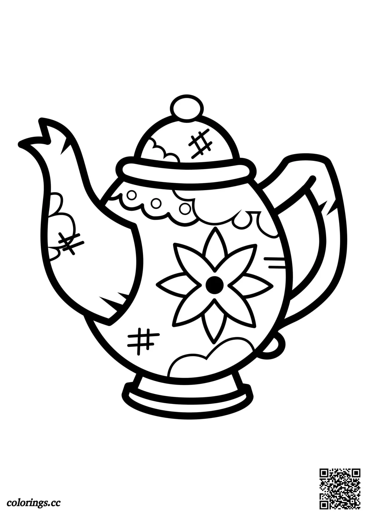 Tea coloring pages coloring cool