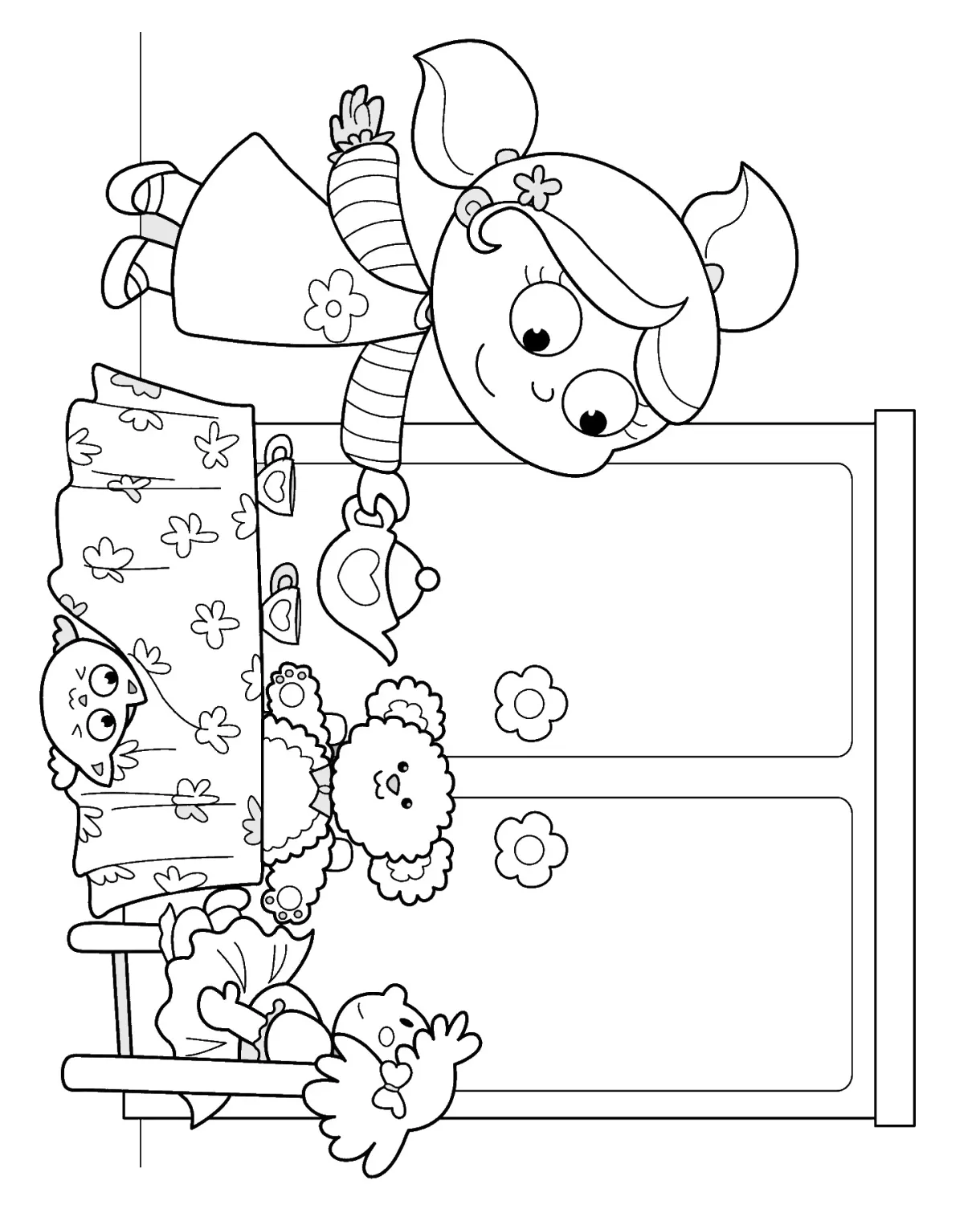 Tea Party Coloring Pages at GetColorings.com | Free printable colorings