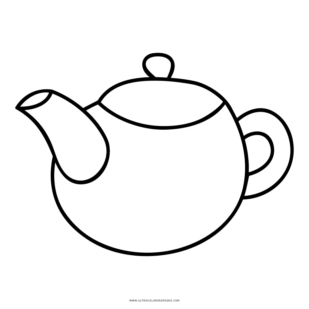 Tea Pot Coloring Pages - Coloring Nation