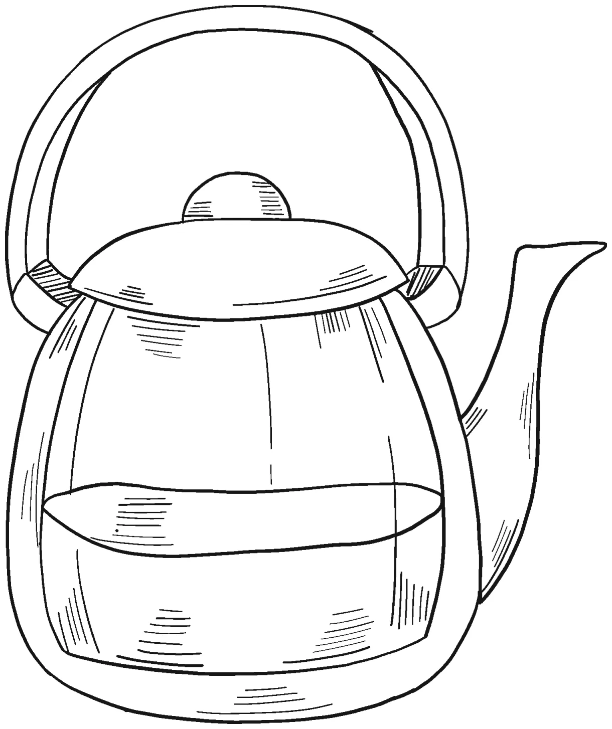 Teapot coloring page - ColouringPages
