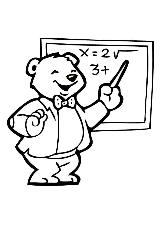 Coloring page teacher free printable coloring pages img 11131