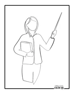 Teacher coloring pages free pdf printables simply love coloring