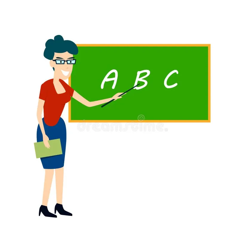 Teacher kids pointing board stock illustrations 79 teacher kids