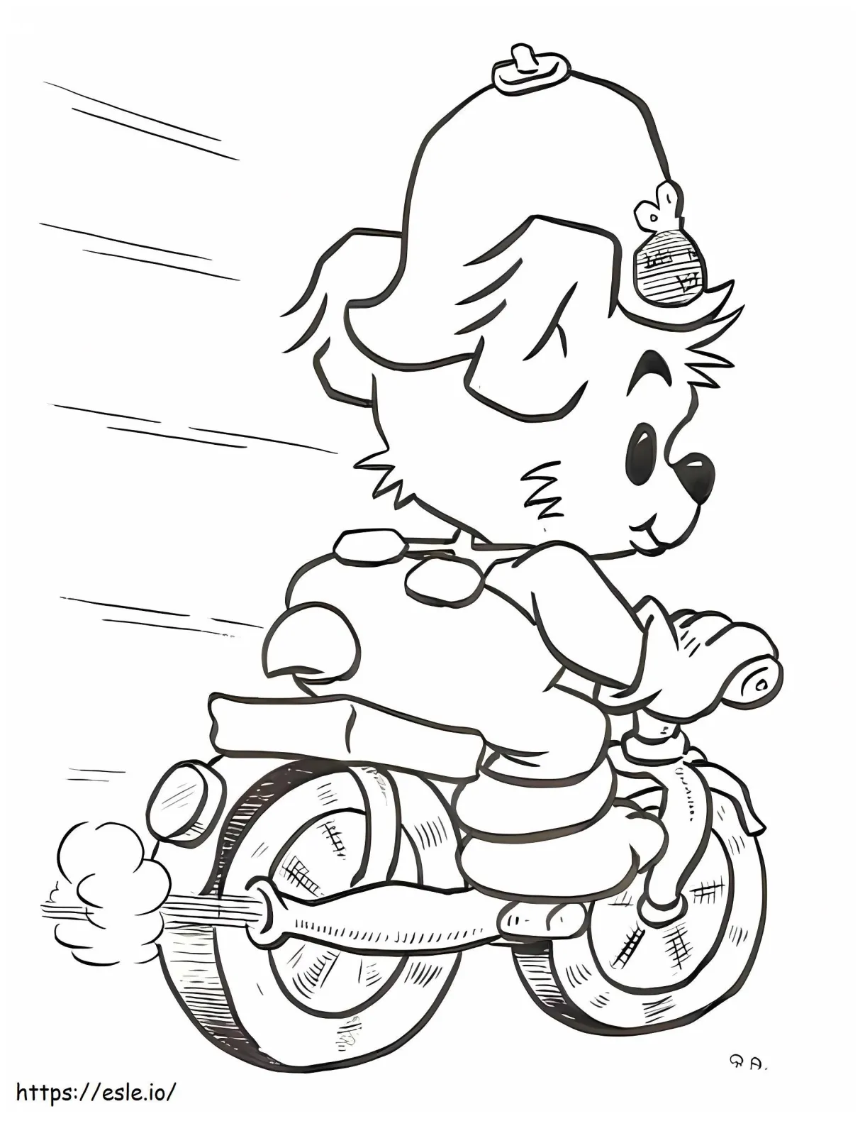 Teddy bear 5 coloring page