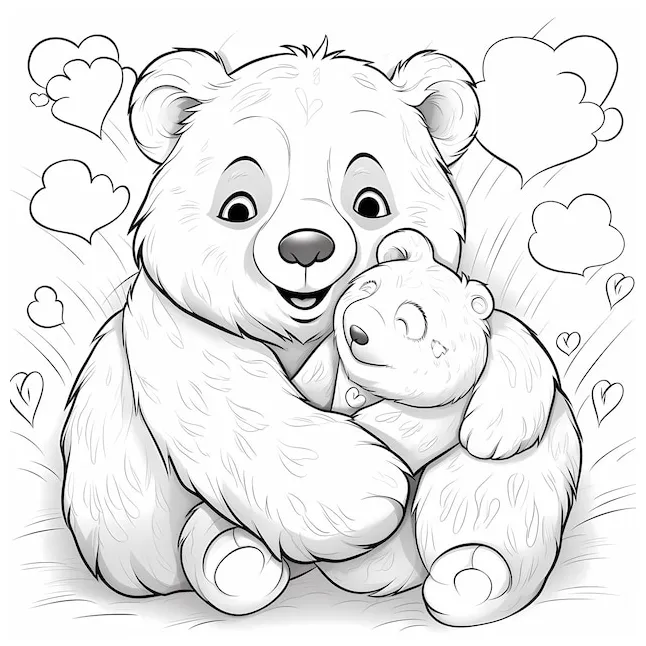 Page 8 39,000+ teddy bear coloring page pictures
