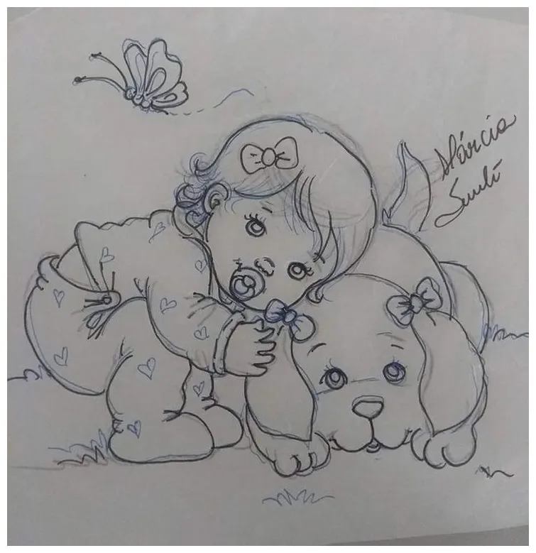 Teddy bear hugging drawing cartoon coloring pages