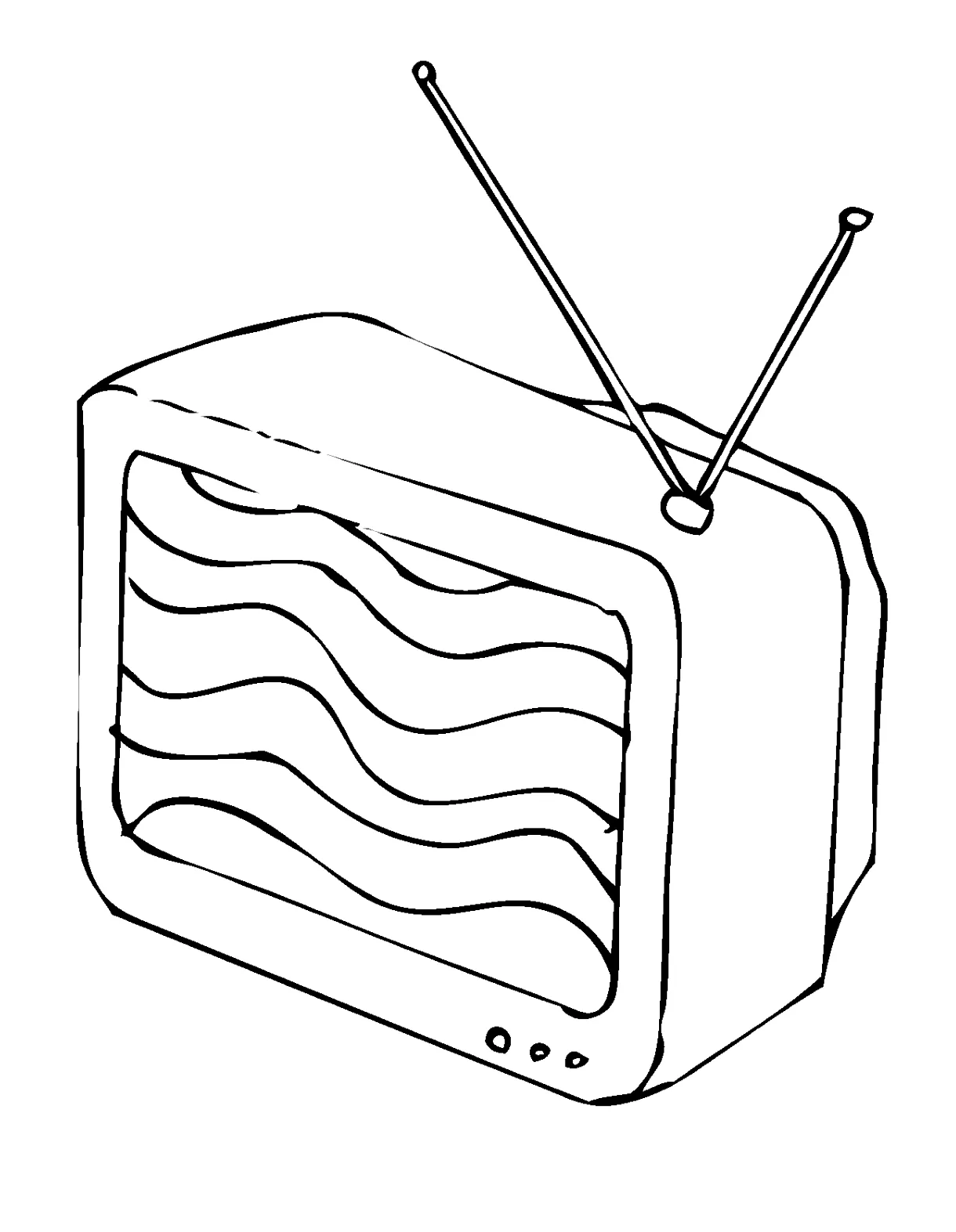 Tv coloring pages to download and print for free