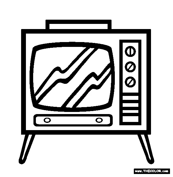 The free the television online coloring
