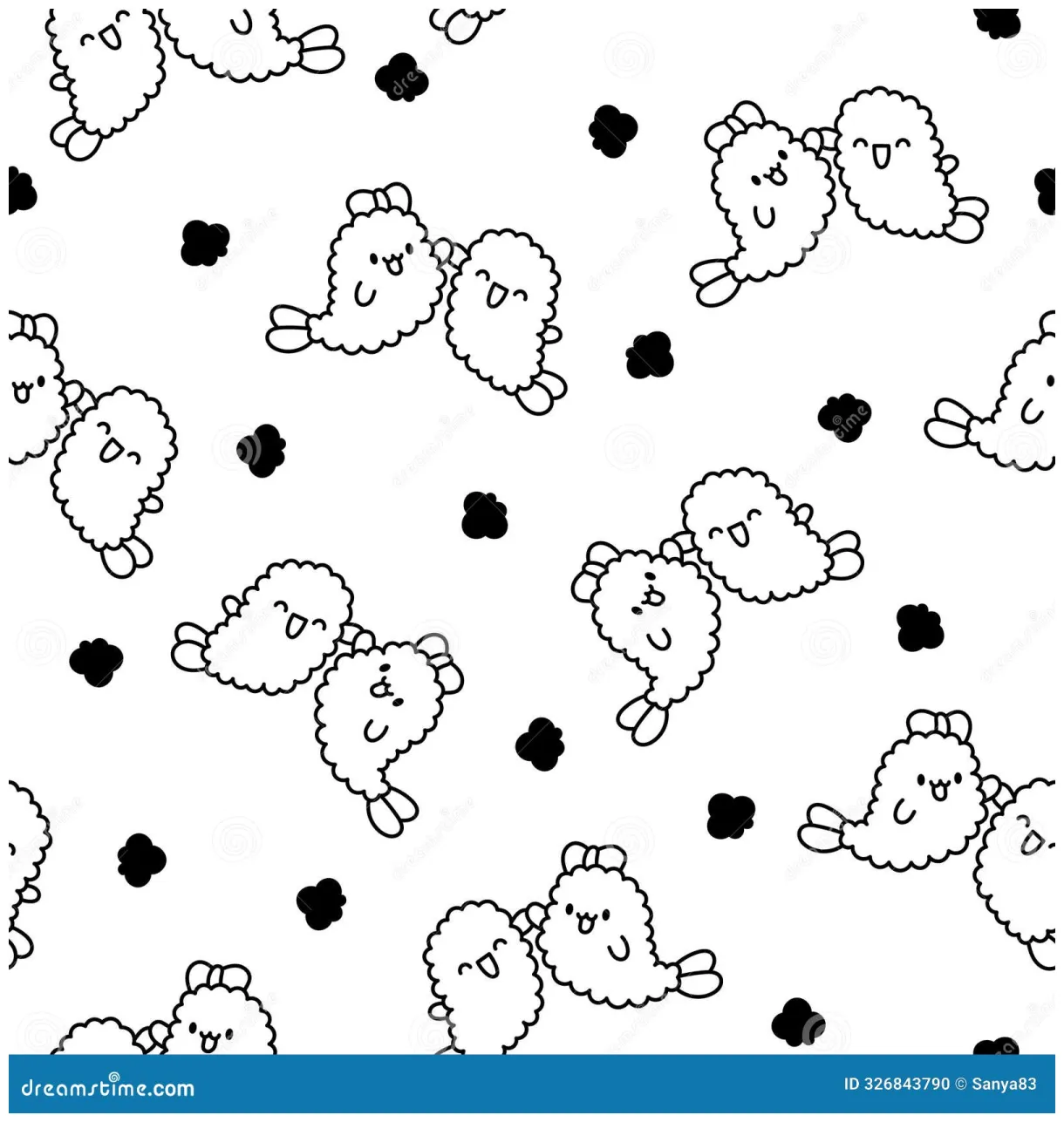Funny tempura shrimp characters. coloring page stock vector