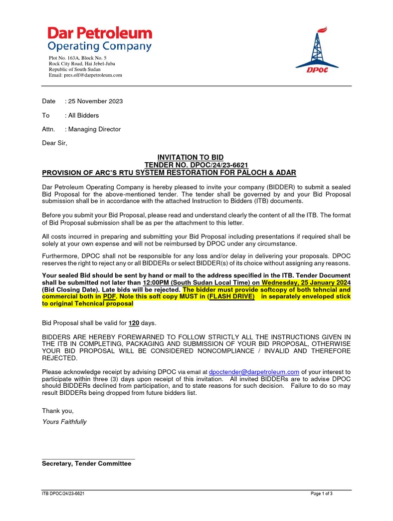 02 invitation to bid letter tender 6621 pdf
