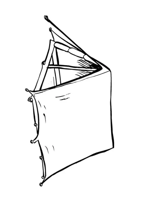 Coloring page tent free printables img 9654