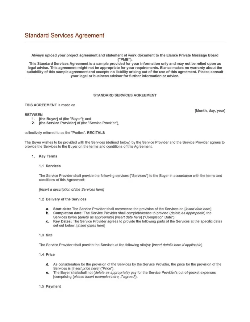 40 free terms and conditions templates for any website ᐅ templatelab