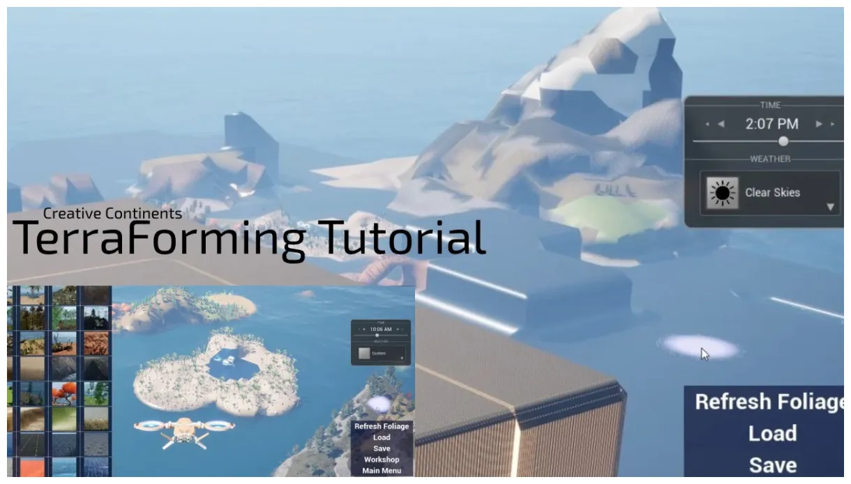 Creative continents terraforming tutorial youtube