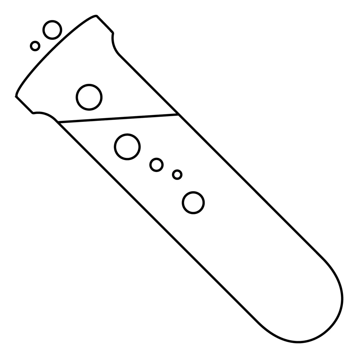 Test Tube Emoji coloring page - ColouringPages