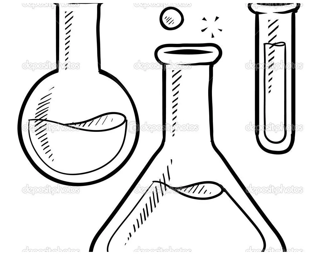 Test Tube Coloring Page at GetColorings.com | Free printable colorings