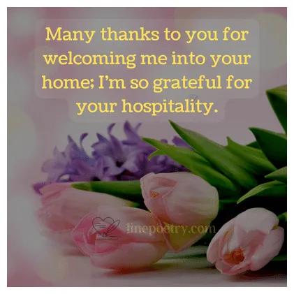 200+ simple ways to say 'thank you for your hospitality'