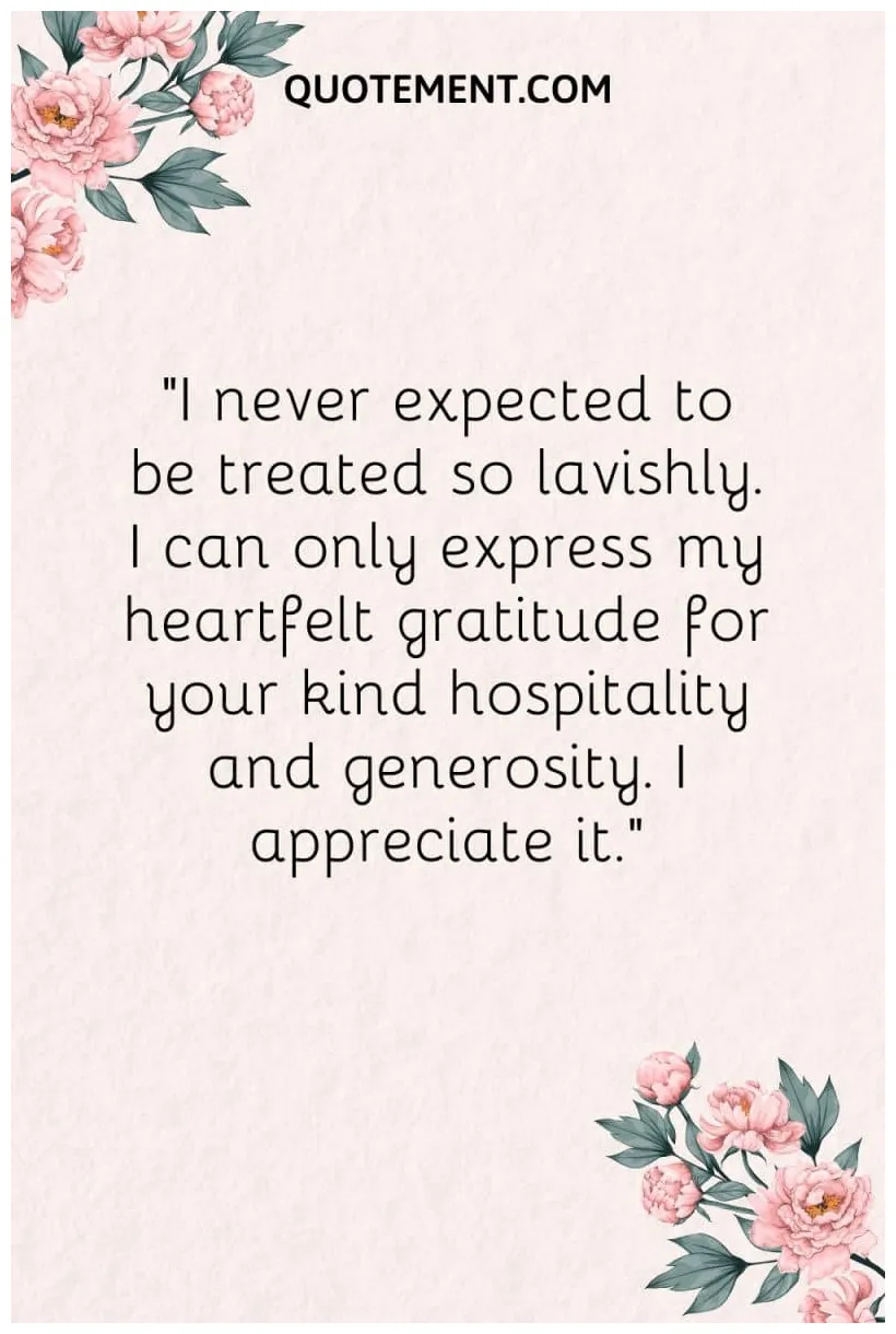 100 unique ways to say thank you for your hospitality