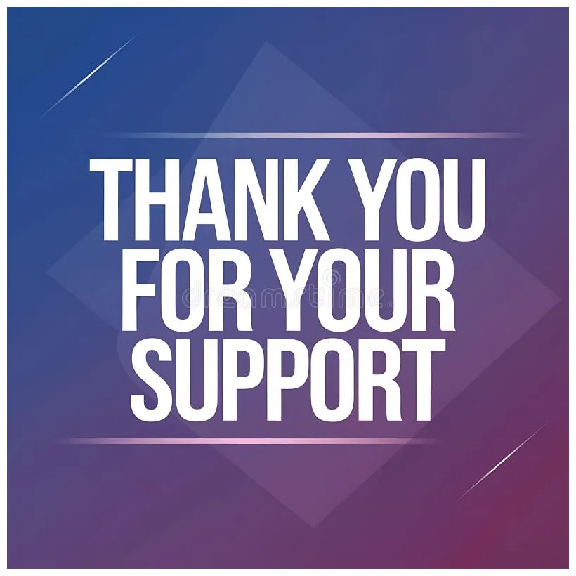 Thank you post design 7 stock