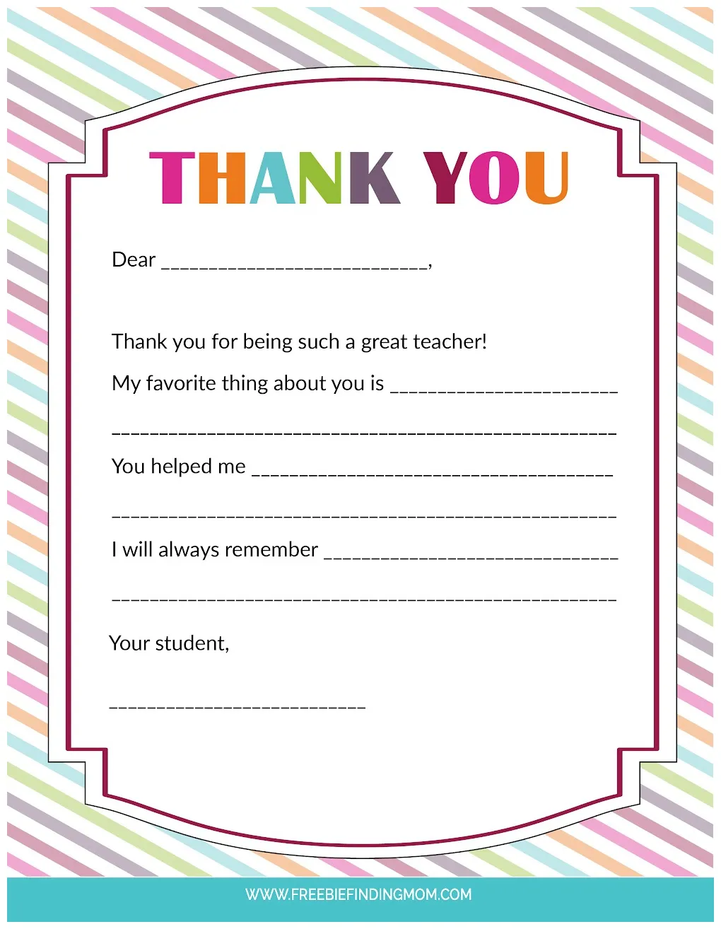 Thank You Letter For Science Teacher at Lilly Hoover blog
