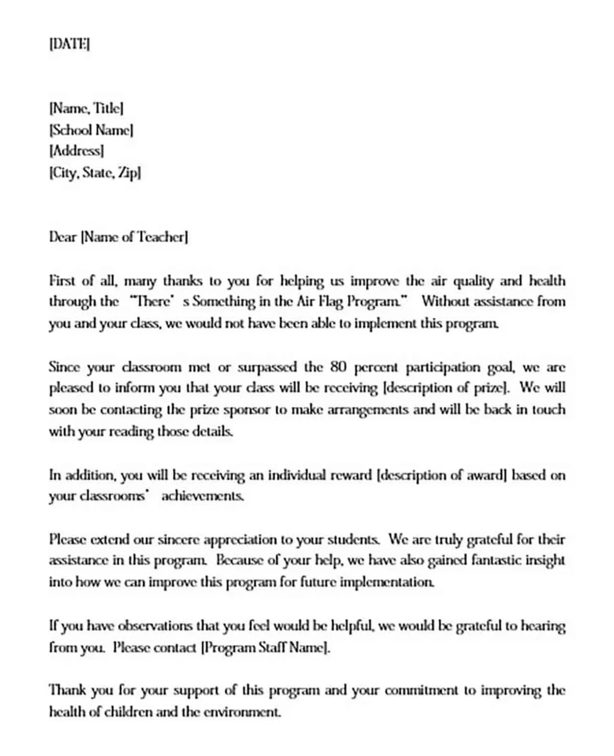 Thank you letter to teacher and how to make them melted to your letter