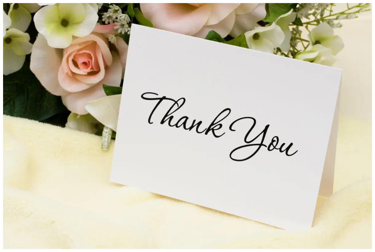 Sample thank-you notes msmoney personal financial empowerment