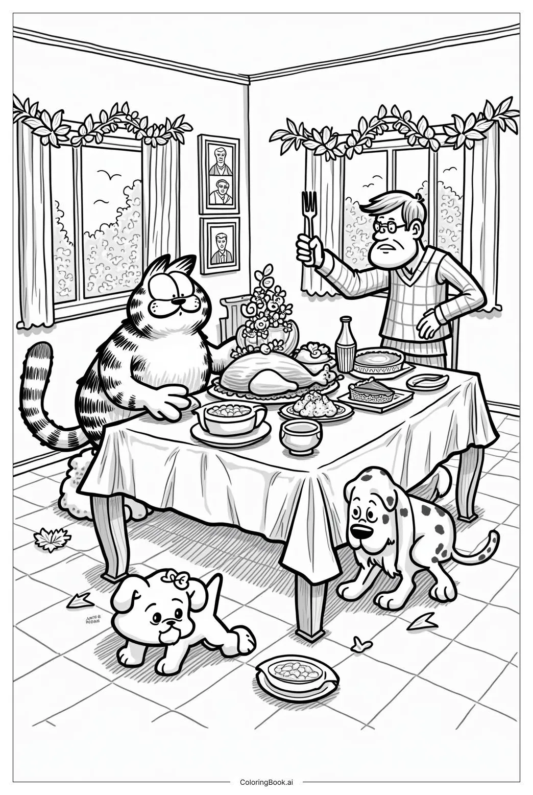 Garfield free pdf&png printable