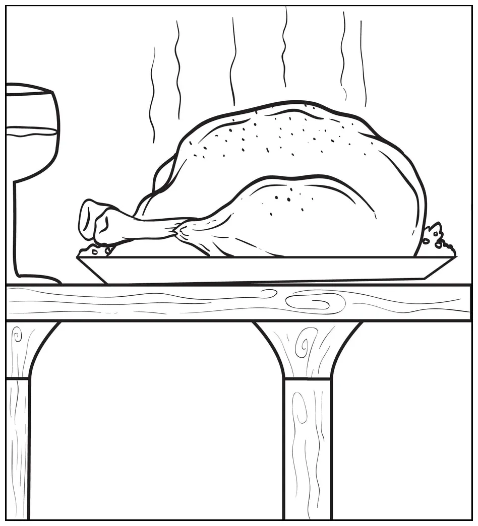 Printable thanksgiving turkey coloring page for kids #3 supplyme