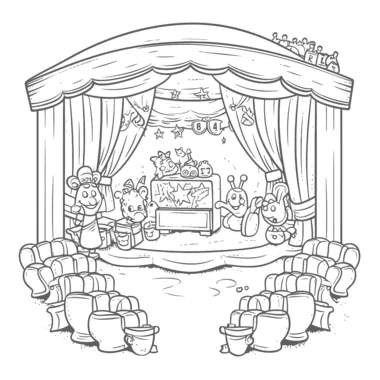 Furniture Coloring Page PNG Transparent Images Free Download | Vector