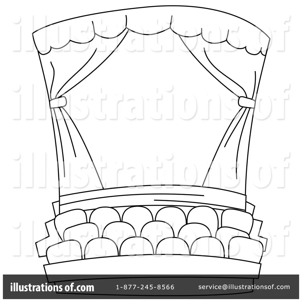 Black And White Theater Coloring Pages - pietercabe