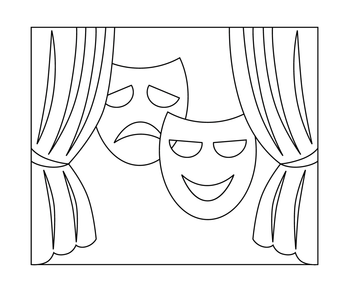 Theater coloring page - ColouringPages