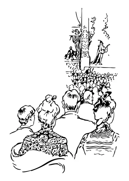 Coloring Page theater - Free printables - Img 10204