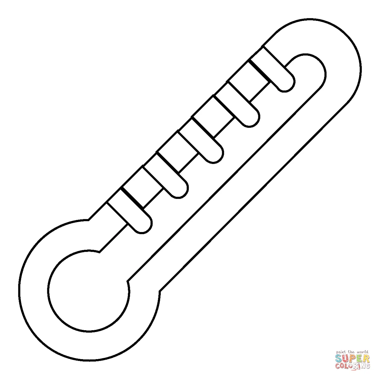 Thermometer emoji coloring page free printable coloring pages