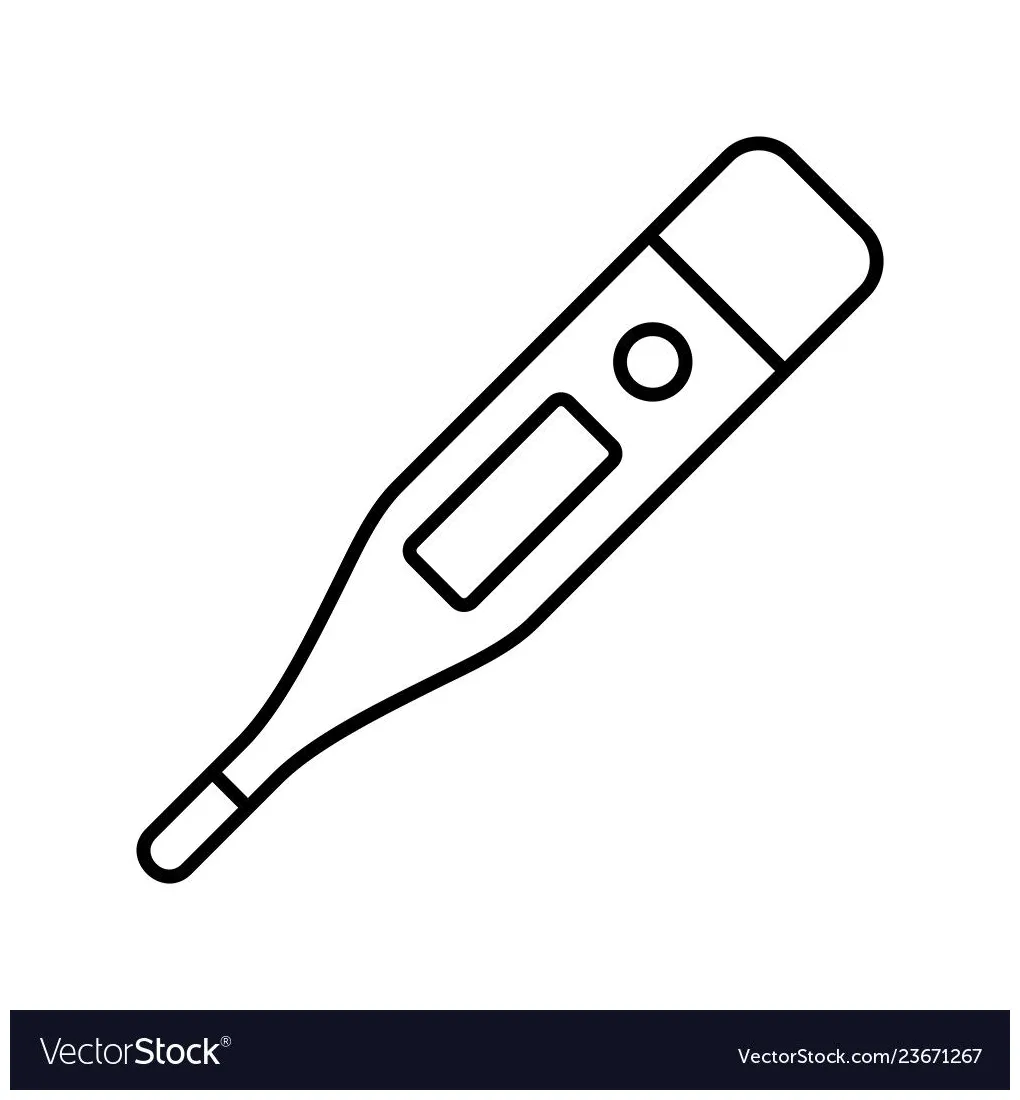 Thermometer coloring page printable coloring page