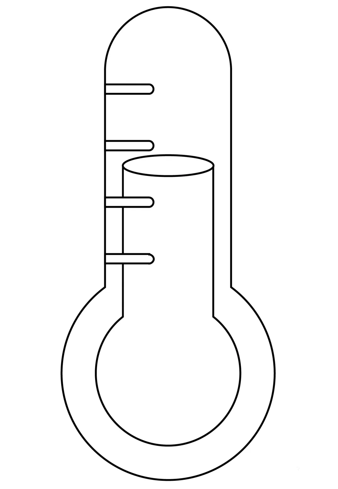 Thermometer emoji coloring page colouringpages