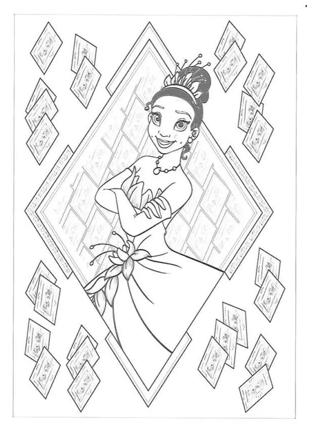 Normal Tiana coloring page - Download, Print or Color Online for Free