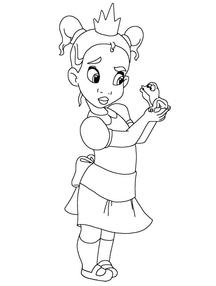 Tiana Coloring Coloring Pages