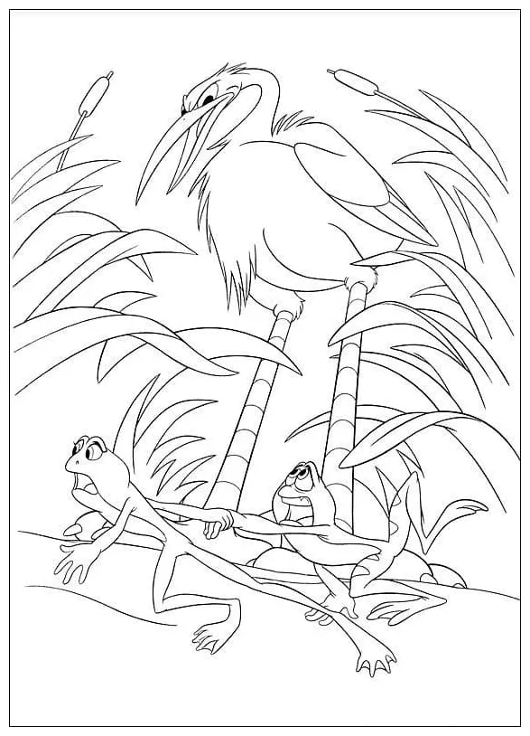 Happy Princess Tiana Coloring Page - Free Printable Coloring Pages for Kids