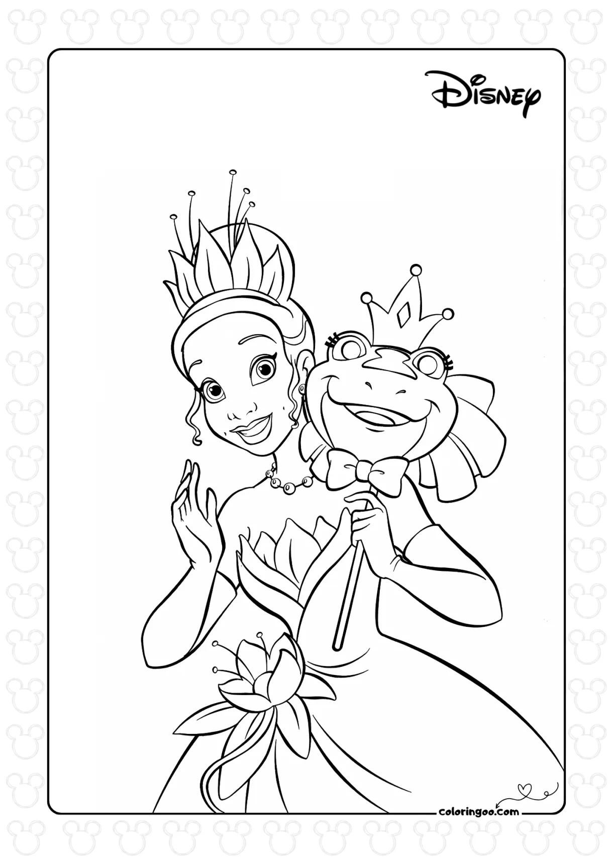 Disney Princess Tiana Coloring Pages [2025]