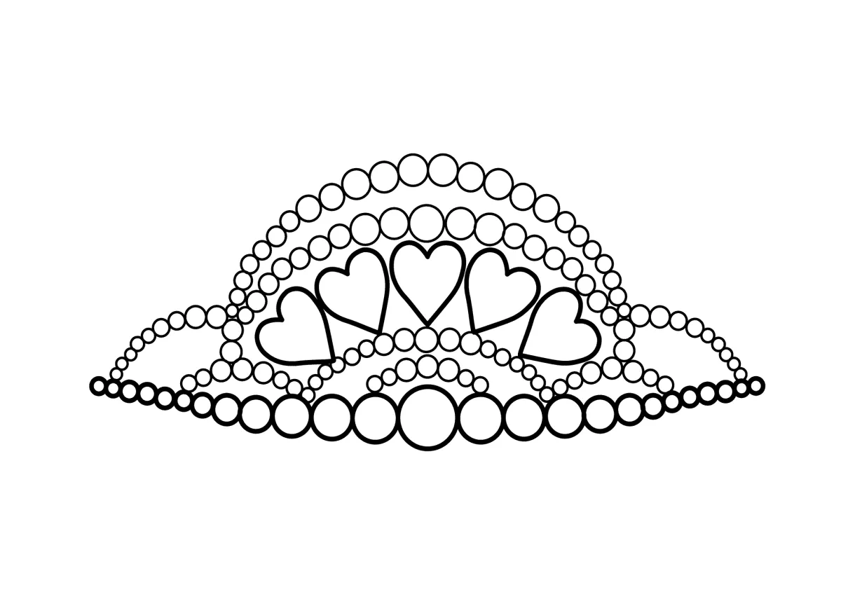 Tiara young woman coloring pages coloring cool