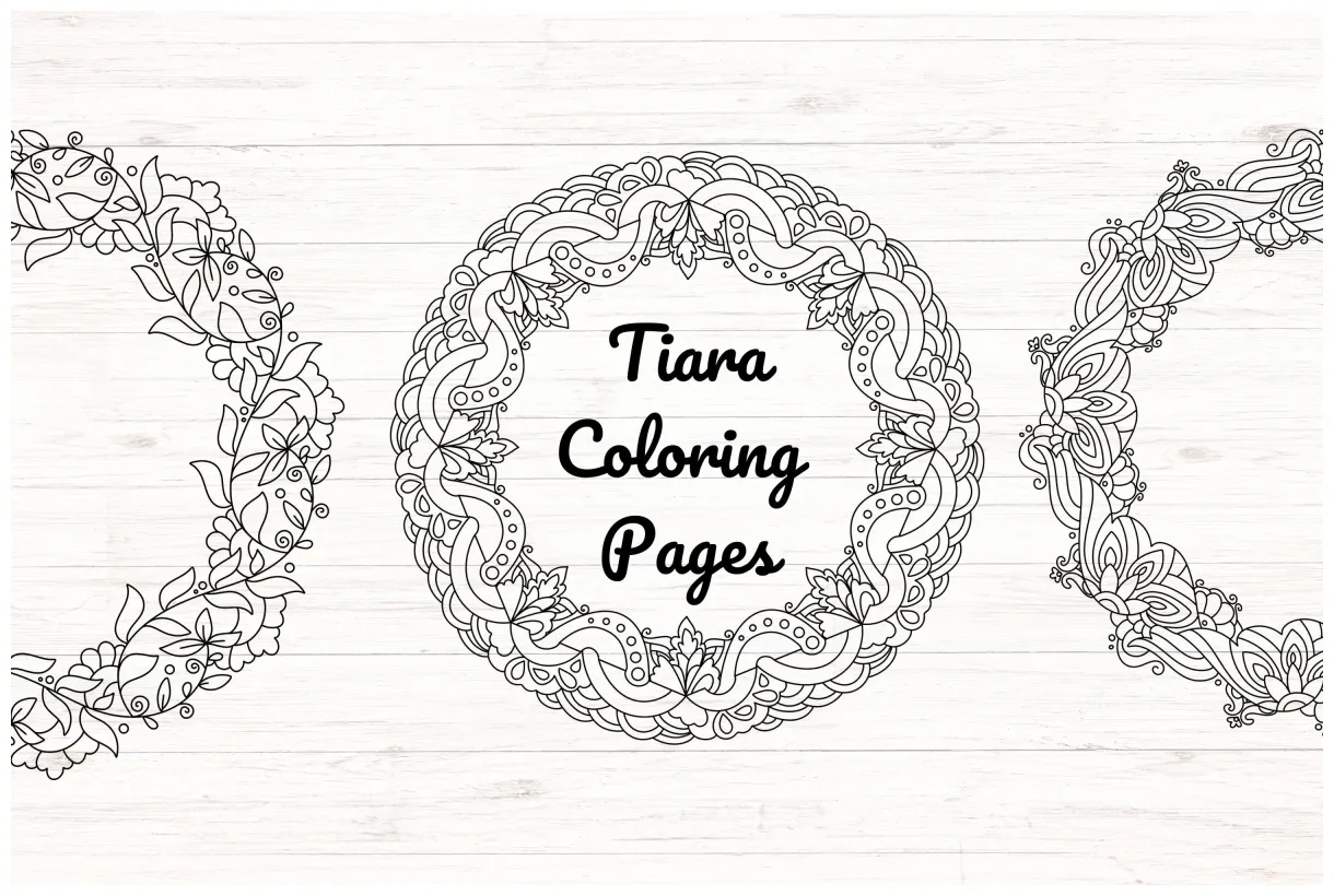 Tiara coloring page
