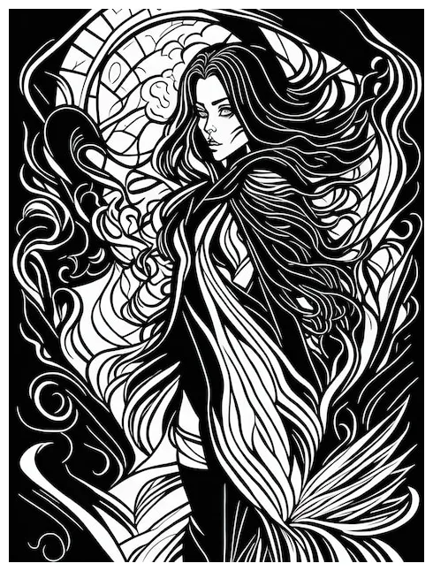 Premium Vector | Chronoadventures time travel coloring page for children