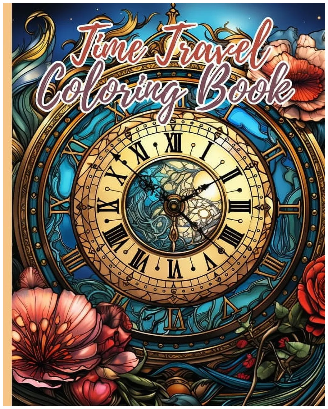 Time Travel Coloring Book: Time Travel Coloring Pages For Adults and