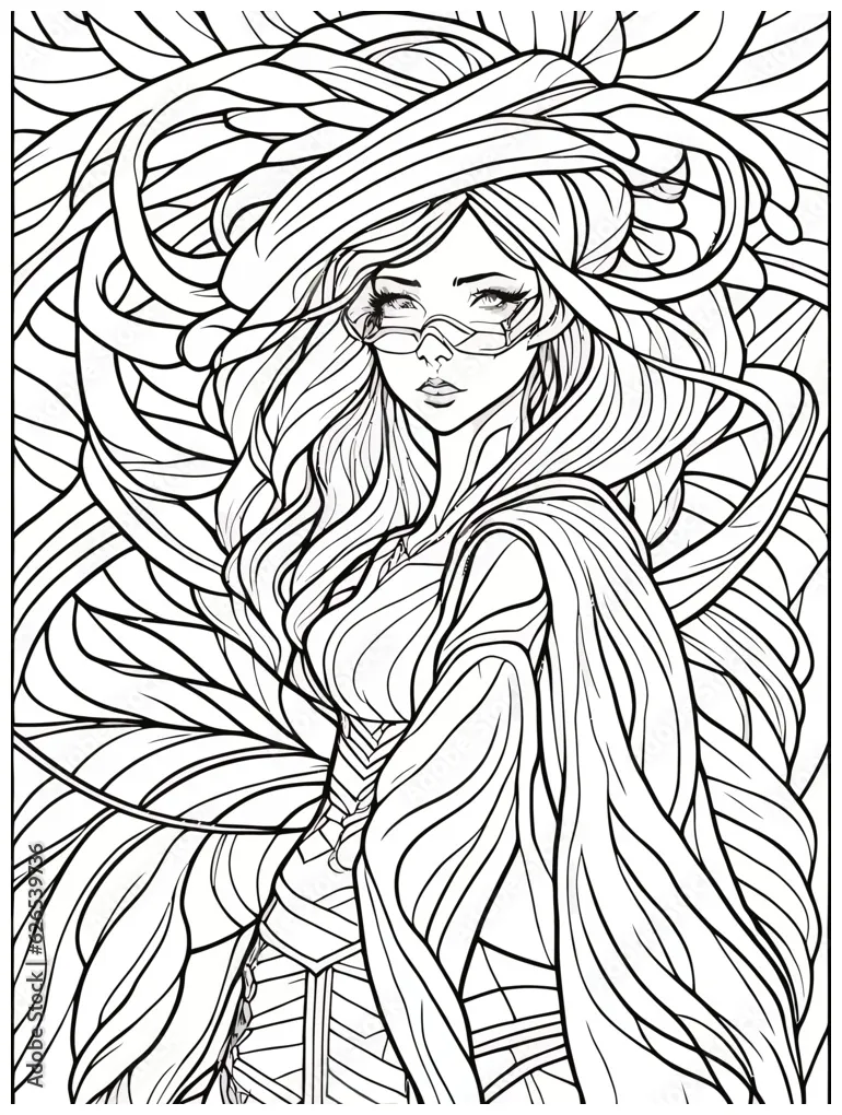 Discover the Time-Slip: Interactive Coloring Sheet of Time Travel Stock