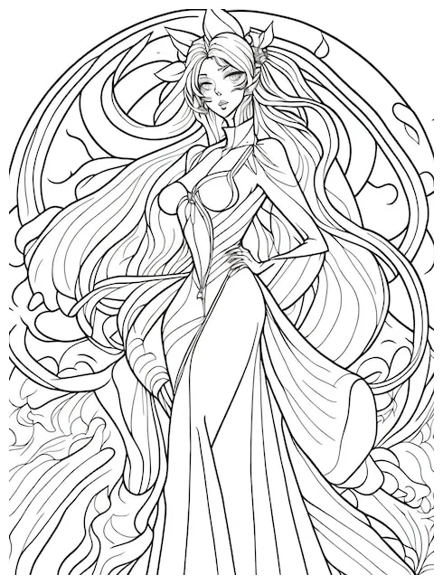 Premium Vector | Journey through time time travel coloring page for kids