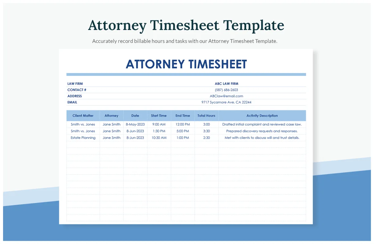 Volunteer in excel, google sheets download