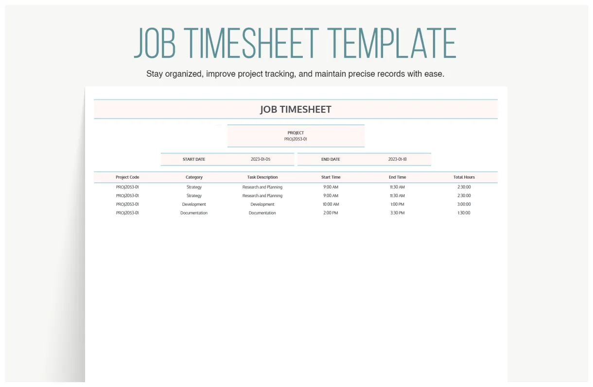 Volunteer in excel, google sheets download