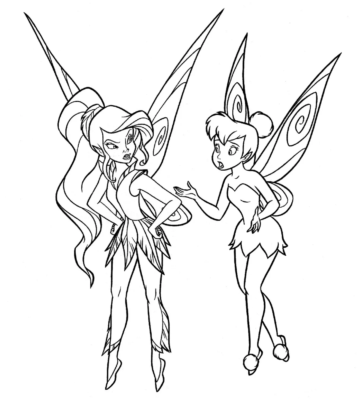 Free Printable Tinkerbell Coloring Pages For Kids