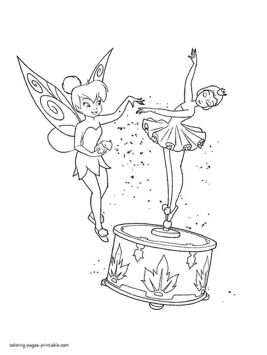 Tinkerbell coloring pages free || COLORING-PAGES-PRINTABLE.COM